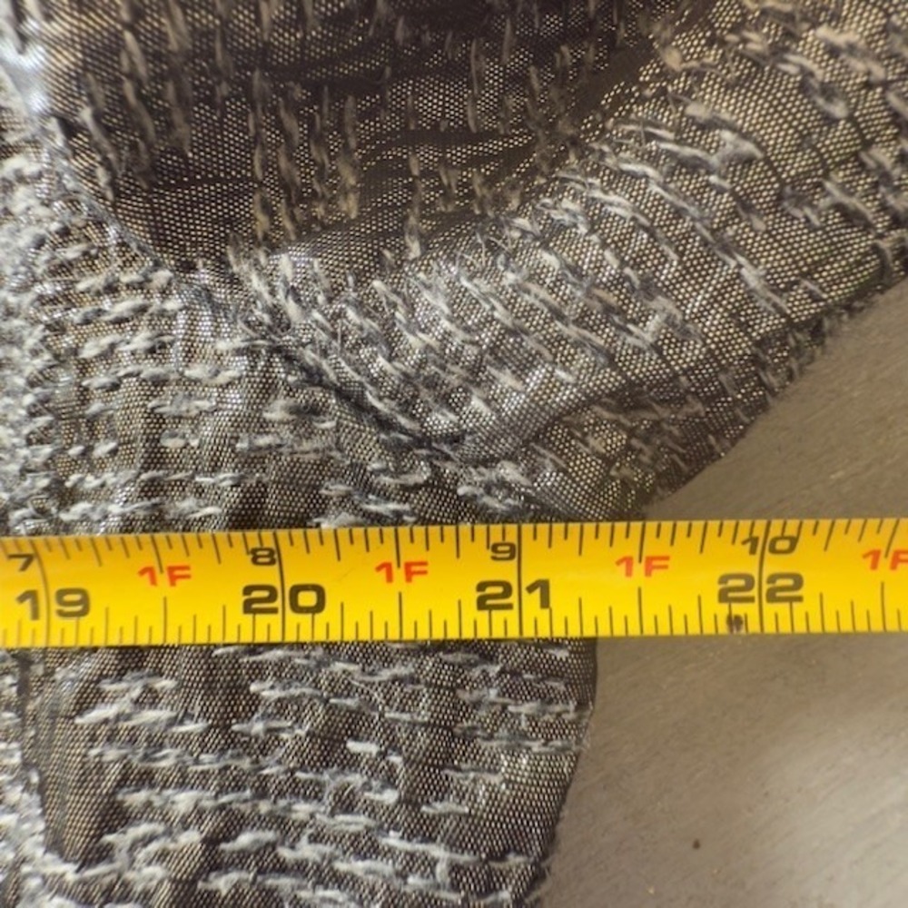 Chico's Blazer Women's Size Button Shimmer Metallic Glitz Glam Corporate Shimmer - Picture 7 of 13